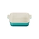 Travessa Quadrada de Cerâmica Heritage 23 cm Bleu Riviera Le Creuset