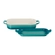 Travessa Retangular com Tampa Prato 31 cm Bleu Riviera Le Creuset