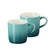 Jogo 2 Canecas de Chá de Cerâmica 350 ml Bleu Riviera Le Creuset