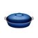 Travessa Oval com Tampa Heritage 3,8 Litros Azure Blue Le Creuset