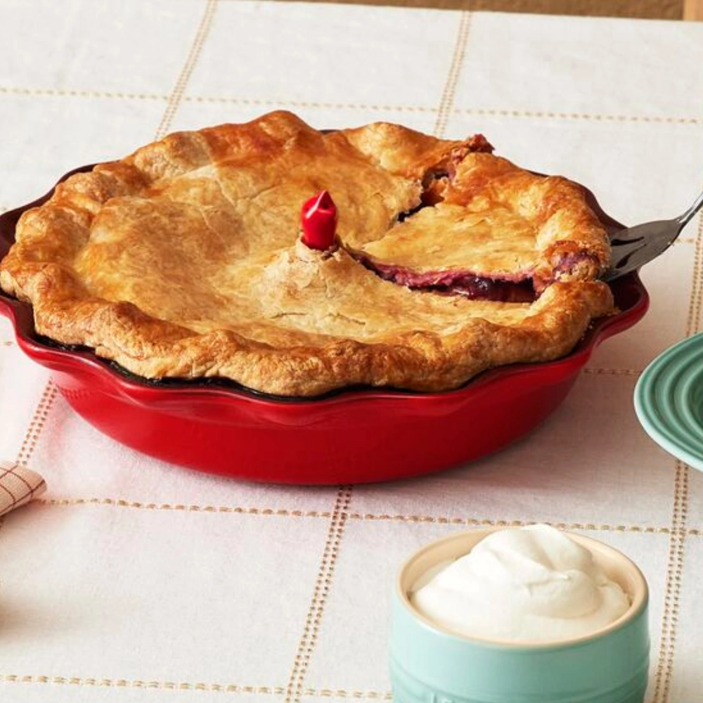 Pie Bird de Cerâmica Vermelho Le Creuset