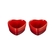 Set 2 Ramekin de Cerâmica Coração Vermelho Le Creuset