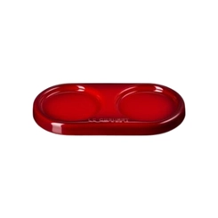 Bandeja para Moedores de Cerâmica 18 cm Vermelho Le Creuset