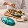 Travessa para Peixe com Tampa Heritage 34 cm Bleu Riviera Le Creuset