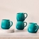 Caneca de Cerâmica Sphere 320 ml Bleu Riviera Le Creuset