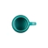 Caneca de Cerâmica Sphere 320 ml Bleu Riviera Le Creuset