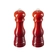 Kit Moedores de Sal e Pimenta com Bandeja Vermelho Le Creuset