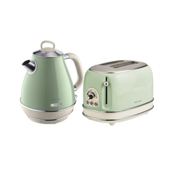 Kit Chaleira e Torradeira Elétricas 127V Vintage Verde Ariete