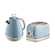 Kit Chaleira e Torradeira Elétricas 220V Vintage Azul Celeste Ariete