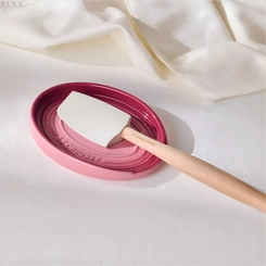 Descanso Oval de Colher de Cerâmica Rose Quartz Le Creuset