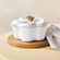 Panela Floral Tradicional 20 cm Branco Le Creuset