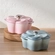 Panela Floral Tradicional 20 cm Shell Pink Le Creuset