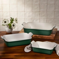 Jogo Completo de Travessas Heritage Forêt Le Creuset