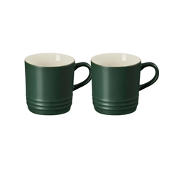 Jogo 2 Canecas Cappuccino de Cerâmica 200 ml Forêt Le Creuset