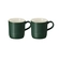 Jogo 2 Canecas Cappuccino de Cerâmica 200 ml Forêt Le Creuset