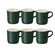 Jogo 6 Canecas Cappuccino de Cerâmica 200 ml Forêt Le Creuset
