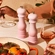 Kit Moedores de Sal e Pimenta com Bandeja Shell Pink Le Creuset