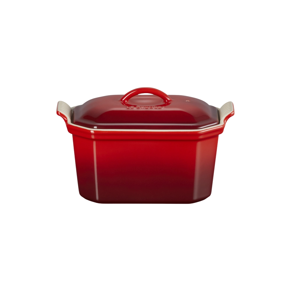 Travessa Terrine de Cerâmica Heritage 700 ml Vermelho Le Creuset