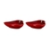 Jogo 4 Pratos Coração Sphere Petal 16 cm Vermelho Le Creuset