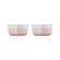 Jogo de 4 Ramekins de Cerâmica Coração Shell Pink Le Creuset