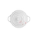 Mini Cocotte de Cerâmica 10 cm Mon Coeur Branco Le Creuset