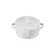 Mini Cocotte de Cerâmica 10 cm Mon Coeur Branco Le Creuset