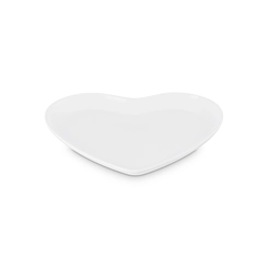 Prato de Cerâmica Coração Sphere Seoul 23 cm Branco Le Creuset