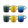 Jogo 6 Canecas Cappuccino de Cerâmica 200 ml Brasil Le Creuset
