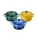 Jogo 6 Mini Cocotte de Cerâmica 10 cm Brasil Le Creuset
