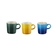 Jogo de 3 Canecas Espresso de Cerâmica 100 ml Brasil Le Creuset