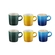 Jogo de 6 Canecas Espresso de Cerâmica 100 ml Brasil Le Creuset