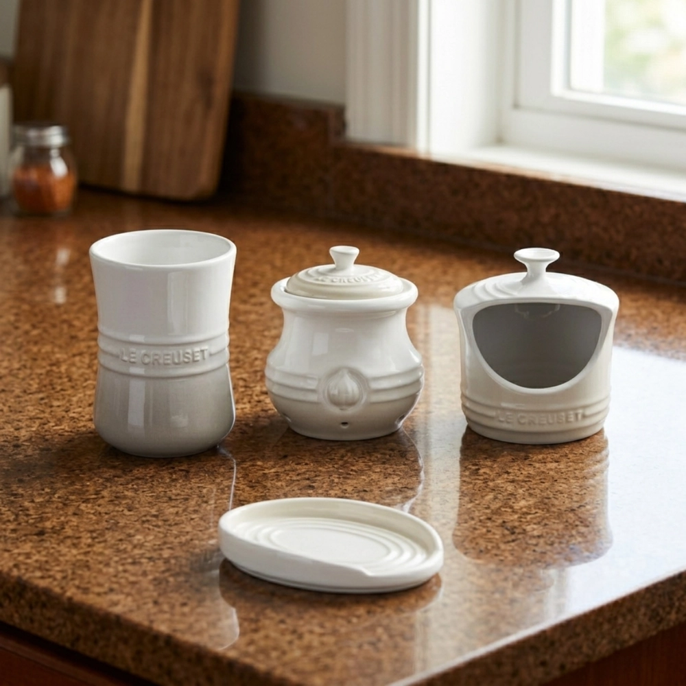 Kit Bancada Completa Meringue Le Creuset