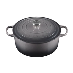 Panela Redonda Signature 30 cm Flint Le Creuset
