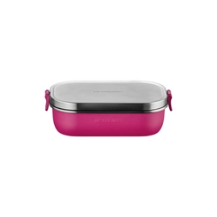 Lancheira Hermética de Aço Inox 900 ml On The Go Berry Le Creuset