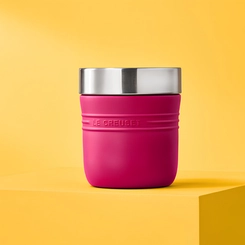 Pote Térmico de Aço Inox 500 ml On The Go Berry Le Creuset