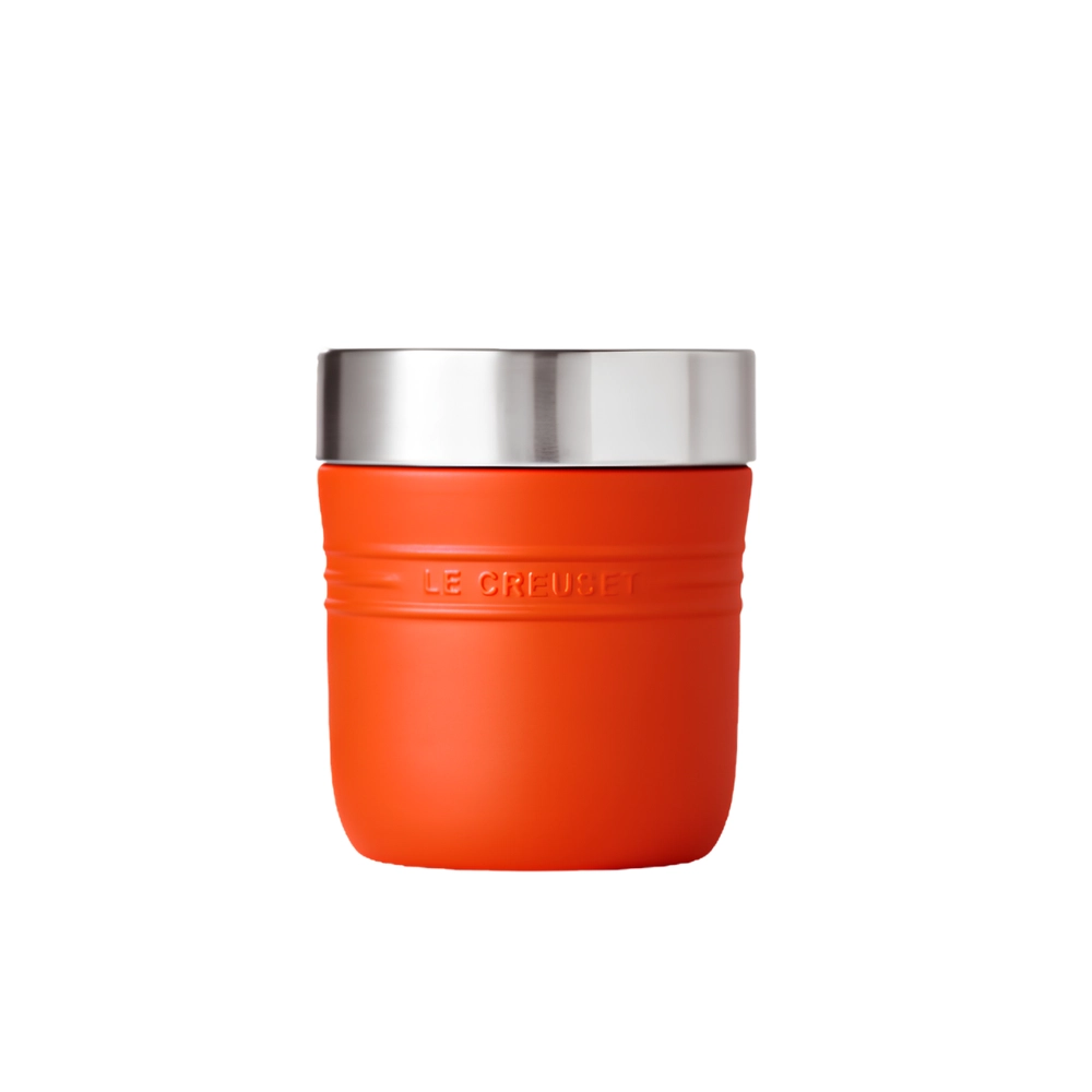 Pote Térmico de Aço Inox 500 ml On The Go Laranja Le Creuset