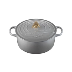 Panela Redonda Signature Enterprise Star Trek 26 cm Misty Grey Le Creuset