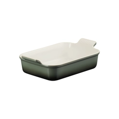 Travessa Retangular de Cerâmica Heritage 19 cm Thyme Le Creuset