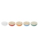 Set 5 Pratos Fundos Multicolor Le Creuset