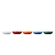 Set 5 Pratos Fundos Multicolor Le Creuset