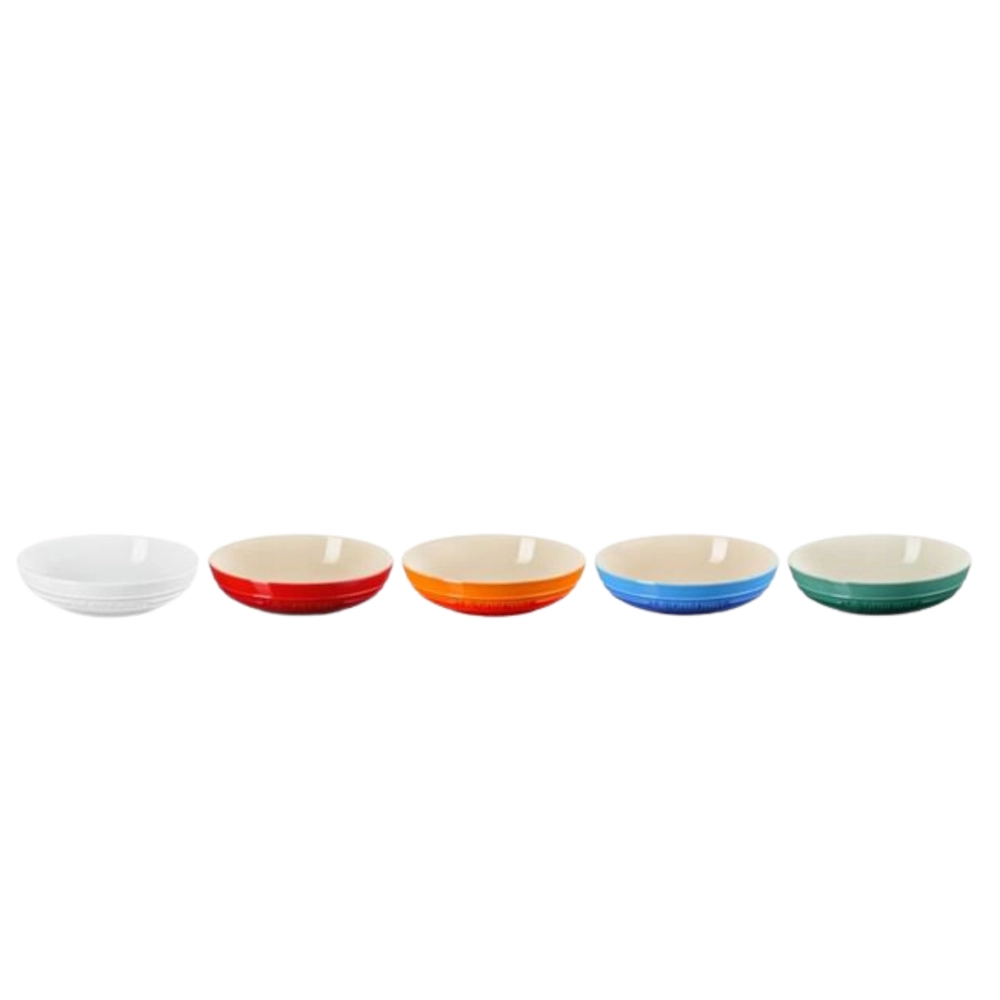 Set 5 Pratos Fundos Multicolor Le Creuset