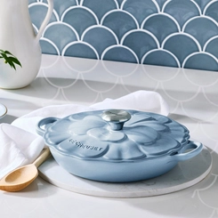 Caçarola Buffet Signature Petal 26 cm Coastal Blue Le Creuset