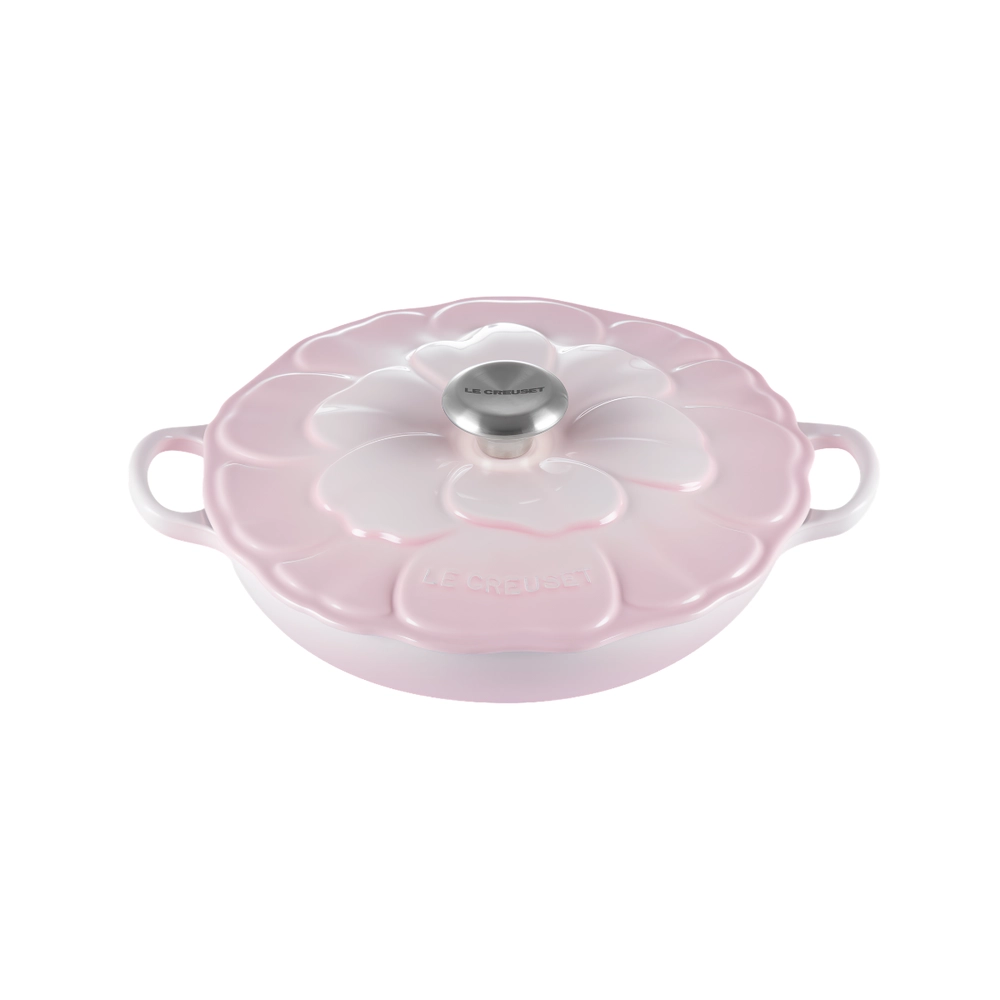 Caçarola Buffet Signature Petal 26 cm Shell Pink Le Creuset