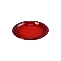 Prato Raso de Cerâmica Manila 23 cm Vermelho Le Creuset
