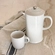 Jogo 2 Canecas Cappuccino de Cerâmica 200 ml Branco Le Creuset