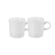 Jogo 2 Canecas Espresso de Cerâmica 100 ml Branco Le Creuset