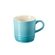Jogo 4 Canecas Espresso de Cerâmica 100 ml Azul Caribe Le Creuset