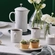 Jogo 4 Canecas Espresso de Cerâmica 100 ml Branco Le Creuset