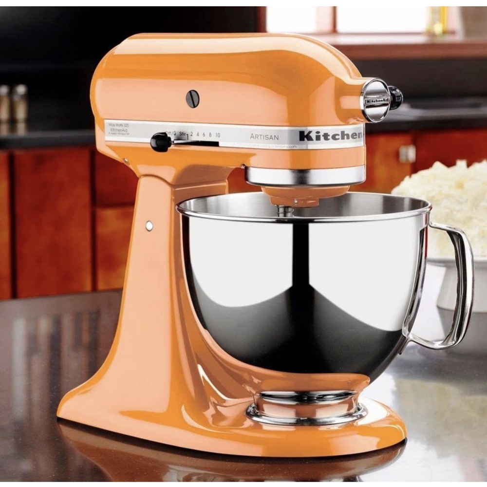 Batedeira Stand Mixer Artisan 110v Tangerine KitchenAid