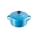 Jogo 2 Mini Cocotte de Cerâmica 10 cm Azul Marseille Le Creuset
